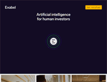 Tablet Screenshot of exabel.com